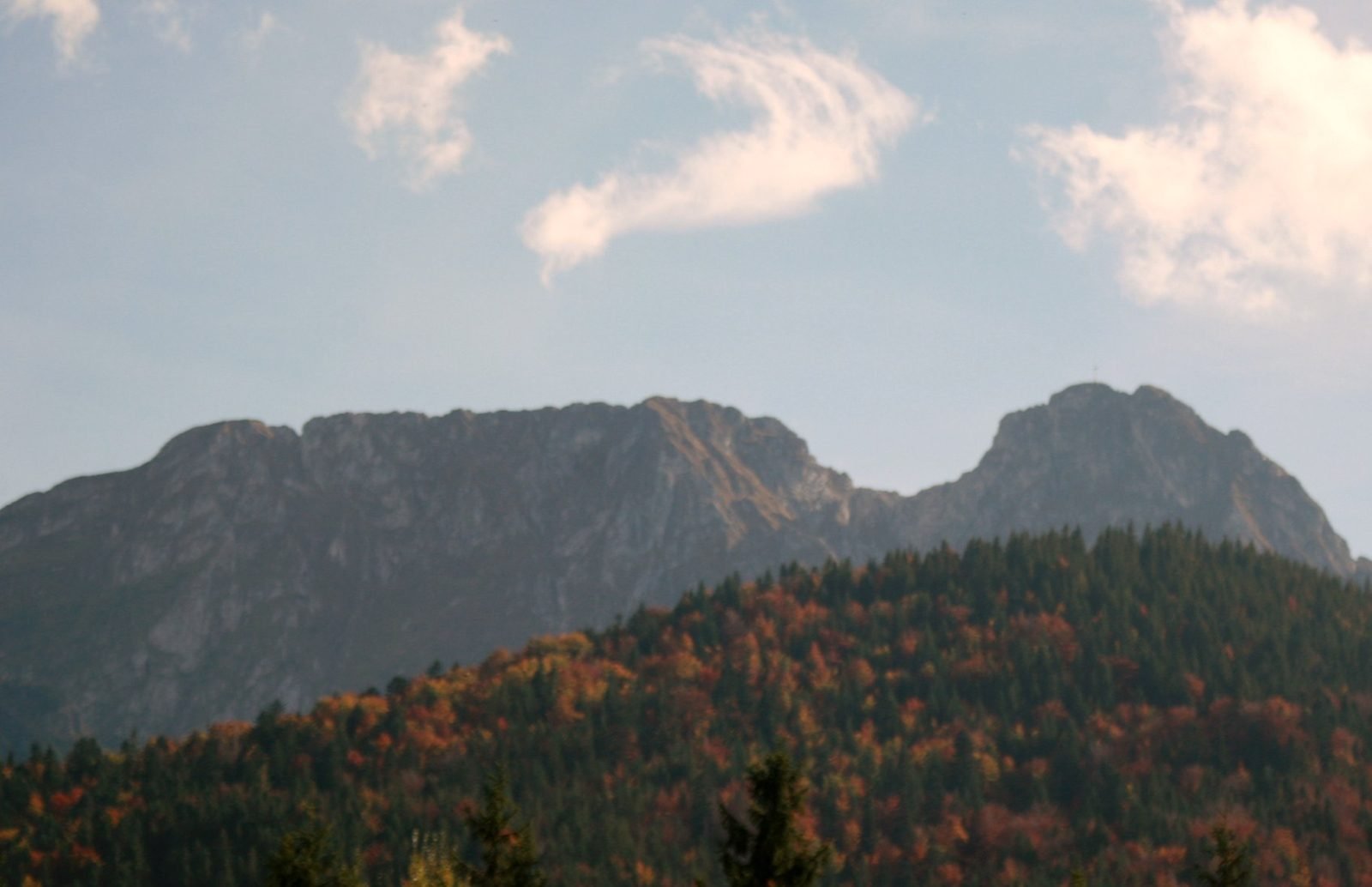 Widok na góry.