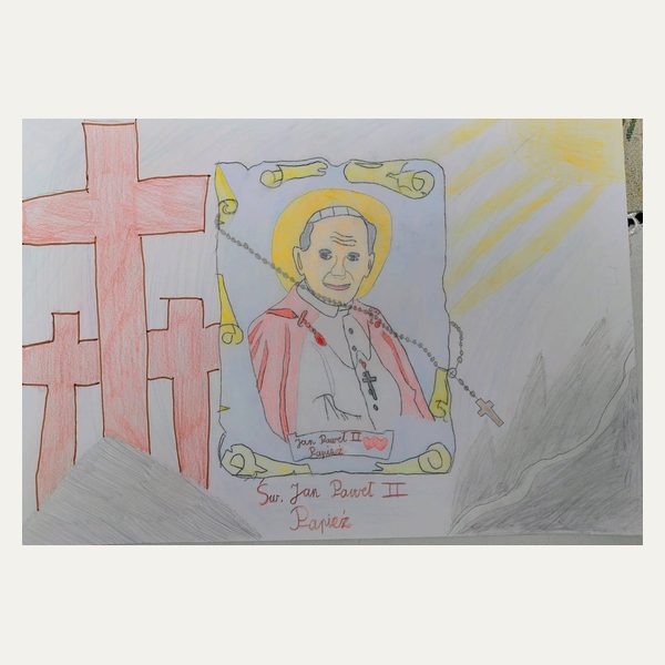 Praca w konkursie „Mój ulubiony święty”, nr 27